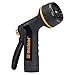 Melnor 995037 Rear Trigger 7 Watering Patterns XT Metal Garden Hose Nozzle, Basic