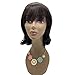 NEWNESS Human Hair Wigs Front Lace Short Bob Cut Style Virgin Unprocessed Brazilian for Black Women with Bangs 14
