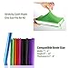 ORASANT 7-Pack Premium Colorful Book Covers For Hardcover Textbooks With Colorful Labels, Stretchy Up To 9