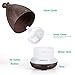 URPOWER Essential Oil Diffuser 150ml Wood Grain Ultrasonic Aromatherapy Oil Diffuser with Adjustable Mist Mode Waterless Auto Shut-off Humidifier and 7 Color Changing LED Lights for Home Office Babythumb 3