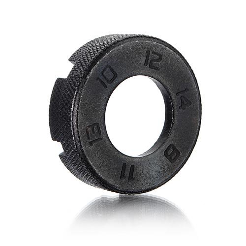 Polymer True Utility Bicycle Wheel Wrench Adjuster Tool Bike Spoke Spanner 40mm(B;ack)