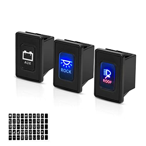 Galaxyman Touch Switch, 3 pin Car Switch, with LED Laser OnOff