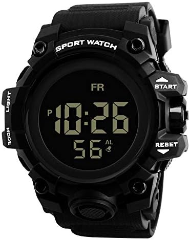 Xinew Digital Black Dial Watch for Boys/Men - (XIN-451)