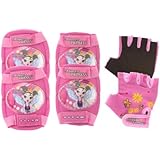 TITAN Flower Princess Multi-Sport Protective Pink Pad Set, Elbow Knee and Wrist Guards