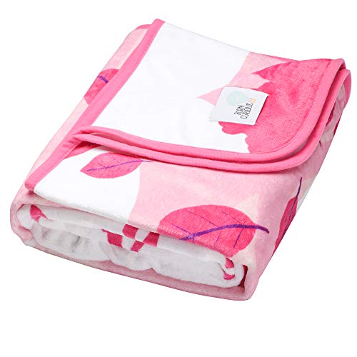 image for Born Curious Baby Milestone Blanket Girl | Baby Girl Monthly Milestone