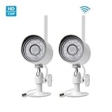 Funlux® NEW Outdoor 720P HD Smart Wireless Surveillance Camera System -- Set Up in 2 Mins