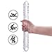 MATATA Dildo Adult Toy for Lesbian, 13.2 Inch Double Sided Dildo for Women Waterproof Flexible Double Dong with Curved Shaft for Vaginal G-spot and Anal Play