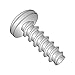 Small Parts 0406LPP188 18-8 Stainless Steel Thread Rolling Screw for Plastic, Passivated Finish, Pan Head, Phillips Drive, #4-20 Thread Size, 3/8