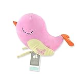 Just Born Soft Plush Toy, Botanica Collection Lily The Bird, Pink