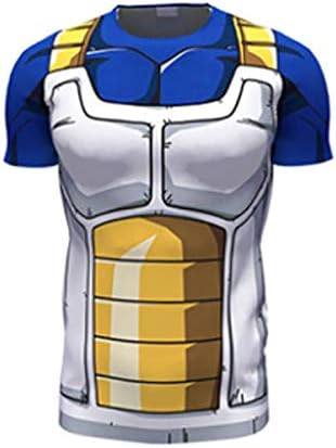 WuWo Goku Vegeta Dragon Ball Z DBZ Compression T-Shirt Muscle Shirt Super Saiyan