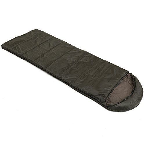 Snugpak Basecamp Ops Navigator Sleeping Bag with Compression Stuff Sack, Right Hand Zip, Olive - Thumbnail 6