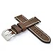22mm Dark Brown Italy Calf Leather Handmade Watch Band Strap for Regular Wrist Watch-LG Urbane