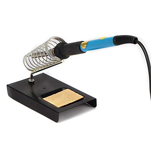 Soldering Iron Kit,Professional Electric Soldering Iron Set, Portable 60W Temperature Controlled Solder Iron Gun 15-in-1 with 5pcs Soldering Iron Tips, Stand, Desoldering Pump,Solder Sucker,Pu Bag - Thumbnail 3