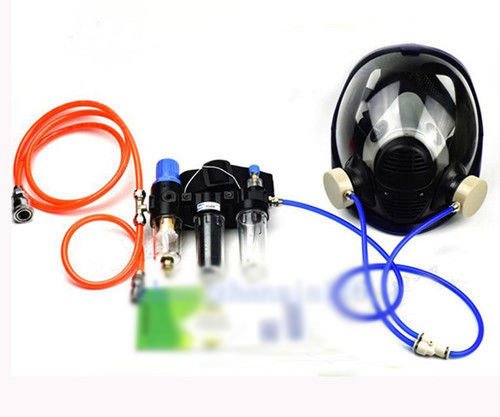 [Waller PAA] Three-in-One Function Supplied Air Fed Respirator System 6800 Full Face Gas Mask