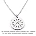 N.egret Thank You My Flower Girl Dad Girl Jewelry Mom &Daughter Necklace Pendant for Girl Teen