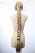 47 inch Long Blonde Braided Cosplay Anime Costume Heat Resistant Wig