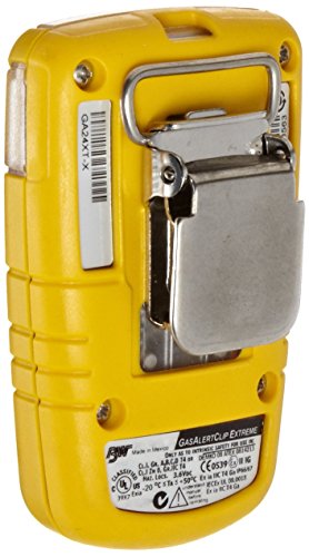 BW Technologies GA24XT-M GasAlertClip Extreme 2-Year Detector, CO, 0-1000 ppm Measuring Range, 35 to 200 ppm Alarm Setpoint