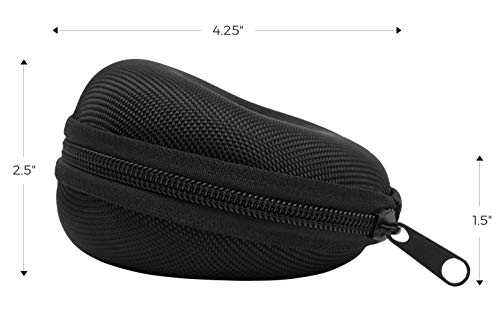 WATCHPOD Travel Watch Case | Single Watch Box w/Zipper for Storage | Cushioned Round Portable Watch Case for Travel | Fits All Wristwatches and Smart Watches up to 50mm (Black) - Thumbnail 5