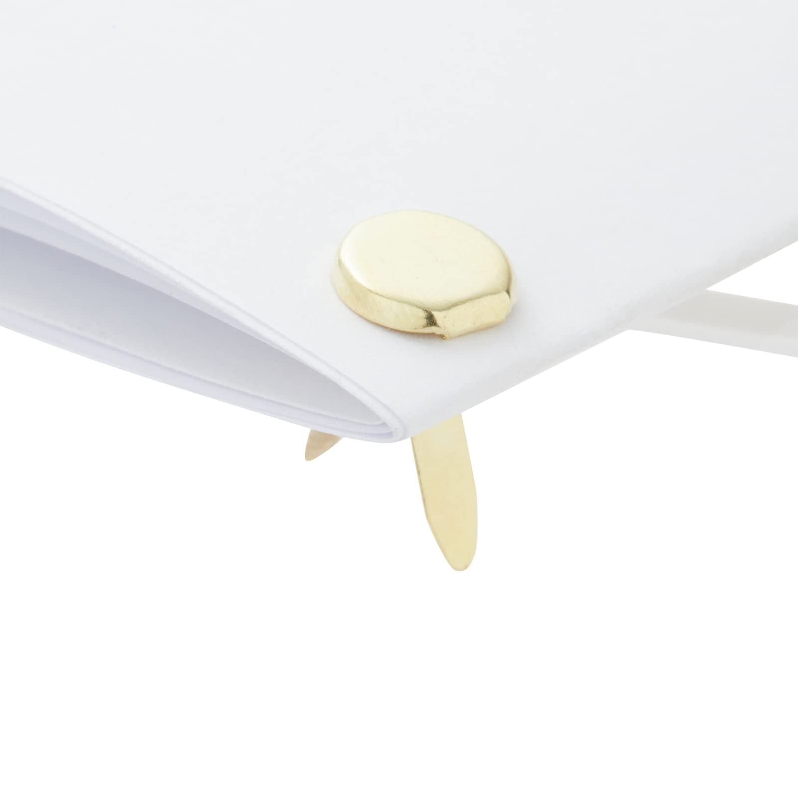 Juvale Mini Flat Head Paper Brads for Crafts - 500 Piece, 5 Sizes (0.37-1 in), Gold Brass Split Pins - Assorted Paper Fasteners & Brad Pins with Foldable Backs