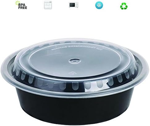 [Premium 20-Pack] Reusable Meal Prep Containers Bowls with Leakproof Lids, Food Storage 32oz | Bento Box | BPA Free | Stackable | Lunch Boxes | Microwaveable/Dishwasher/Freezer Safe | Portion Control