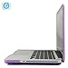 IBENZER Compatible with MacBook Pro 13 Inch case A1278 Release 2012-2008, Soft Touch Hard Case Shell Cover for MacBook Pro 13 with CD-ROM,Purple,MMP13PU+2