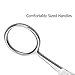 SKEMIX 2ct Curved and Rounded Facial Hair Scissors (Made of Stainless Steel) - Safety Use for Eyebrows, Eyelashes, Nose hair, Ear hair, moustache and beard (round + curved)