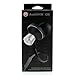 GOgroove AudiOHM iDX Noise Isolating Earbuds Style Headphones (Slate Black) with Hands-Free Microphone, Call/Music Control & Custom Fit Silicone Ear Gels