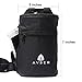 Premium Quality Two Zippered Pockets Chalk Bag for Rock Climbing, Weightlifting, Bouldering & Gymnastics with Adjustable Belt & Carabiner