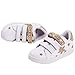 Deesha Little Girl's Glitter Sneaker Start Child Golden Light Shoes (1M, Golden)