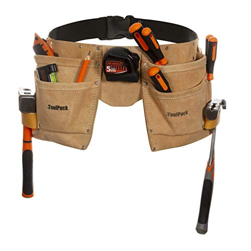 Qpack 366.004 Werkzeuggürtel - Double tool belt, Heavy Duty 23 x 10 x 23 cm – Bild 3