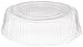 CaterLine Plastic Round Catering Tray Dome Lid, 16-Inch, Clear (25-Count)