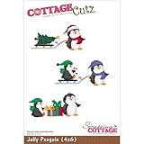 CottageCutz Die Cuts, 4 by 6-Inch, Jolly Penguin