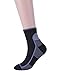 Men's Athletic Hiking Socks-6Pack Short Running Camping Cushion Quarter Socks-Low Ankle Cut