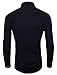 Tom's Ware Mens Premium Casual Inner Contrast Dress Shirt TWNMS314S-NAVY-US L