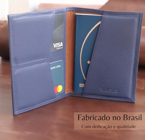 Carteira Porta Passaporte (Marinho)