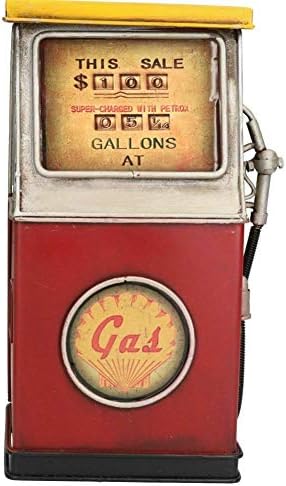 DrillMan Gas Petrol Pump Model Sculpture Statue Decoration Replica Money Box Bank Coin