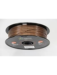 Cobre (1,75 mm PLA 3d Printer Filament 1 kg Spool (2.2 libras) Dimensional precisión +  0,03 mm