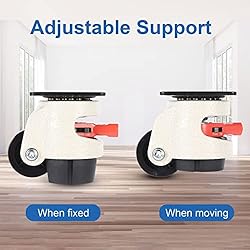 WBD WEIBIDA Leveling Casters Set of 4 with