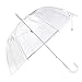 FiveMax 50 Inch Clear Bubble Umbrella (White)