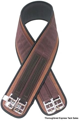EquiRoyal Dark Brown English Neoprene Girth 38" Horse Tack Equine 21-9990