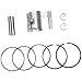 X-PRO 52mm Piston Pin Ring Kit Assembly for 110cc Dirt Bikes,Go Karts, ATVs