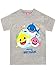 Pinkfong Boys' Baby Shark T-Shirt Grey Size 2T