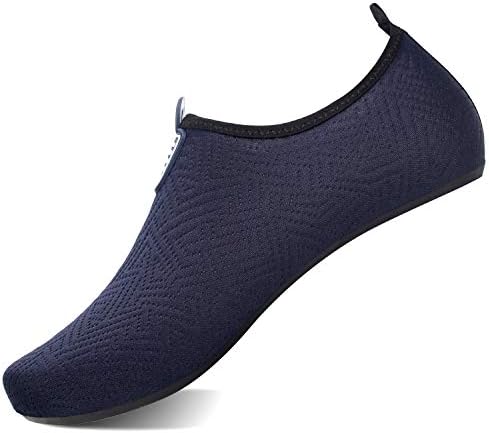 QACOHU Womens Mens Water Shoes Barefoot Skin Shoes Quick-Dry Water Shoe for Dive Surf Swim Beach Yoga