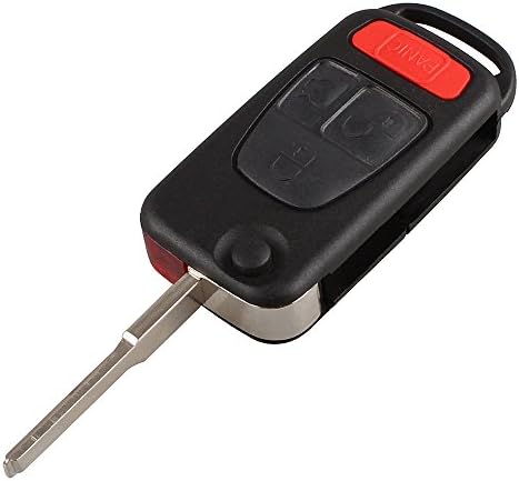 NEVERLAND Car Remote Control Key Shell Case & Blade Repair for Benz SLK230 98-04