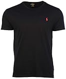 Polo Ralph Lauren Men's Crew Neck T-shirt (Small, RL Black)
