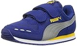 PUMA Cabana Racer Mesh V Kids Sneaker (Toddler/ Little Kid/ Big Kid), Mazarine Blue/ Limestone, 11 M US Little Kid