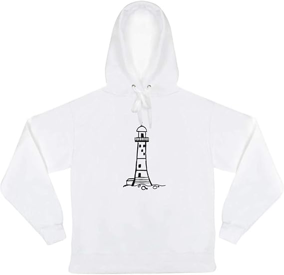 Azeeda Extra Large 'Lighthouse' Adult Hoodie / Hooded Sweater / Jumper (HO00017504): Amazon.co 