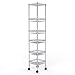 JS HOME Storage Shelves, 6-Tier Wire Shelving Unit with Baskets, 13.4
