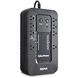 CyberPower EC550G Ecologic UPS System, 550VA/330W, 8 Outlets, ECO Mode, Compact