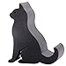 Plinrise Super Cute Phone Holder, Mini Cat Shaped Silica Gel Cellphone Stand, Animal Phone Mount for All Cellphone Free Your Hands (Black)